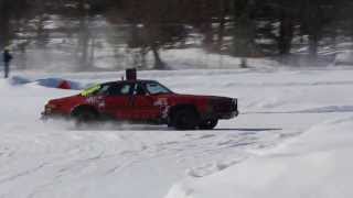 preview picture of video '2.22.14 Tilleda Thunder - Rear-wheel-drive 2-wheel-studded Beau Brady lap'