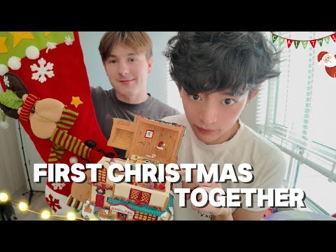 Our First Christmas Together! *cozy christmas vlog🌲* (gay couple vlogmas)