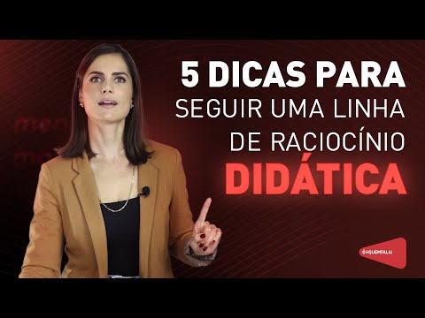 How to follow a Didactic Line of Reasoning in 5 steps