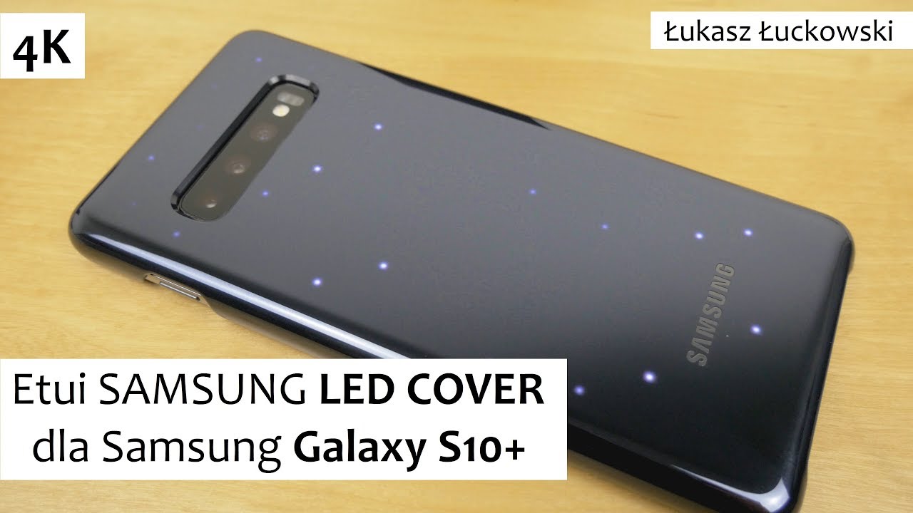 Świecące Etui SAMSUNG LED COVER dla Samsung Galaxy S10+ | Rzut Oka