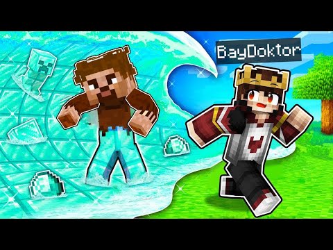 ELMAS TSUNAMİ KÖYÜMÜZÜ YIKTI! 😱 - Minecraft