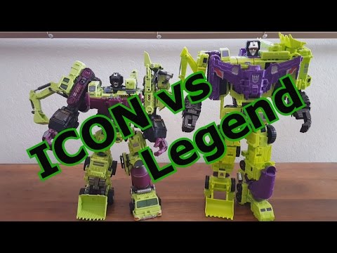 Gravity Builder vs CW Devastator Transformers Comparison ... which one is for you?