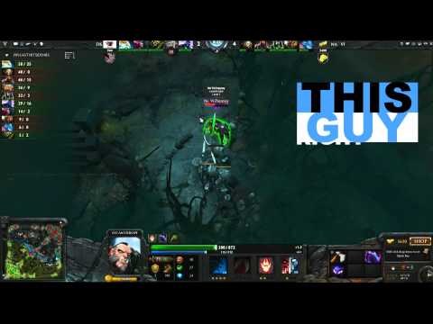 Na`Vi Puppey legendary Lycan block vs DK - TI2