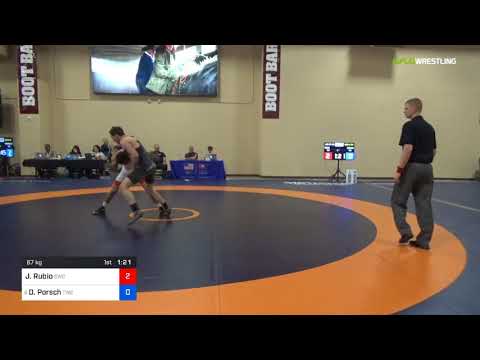 2018 Marine Corps US Open/UWW Junior Greco Roman 67 Con 8 #2 - Jose Orlando Rubio (SWC) Vs. Dayton