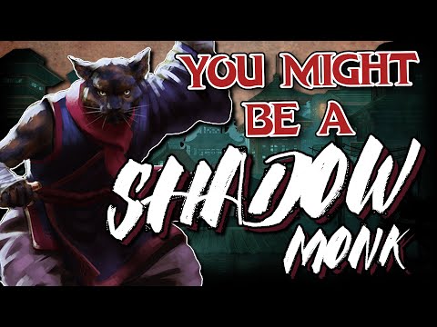 You Might Be a Shadow Monk | Monk Subclass Guide for DND 5e (2014)