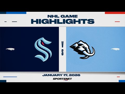 NHL Highlights | Kraken vs. Mammoth - January 17, 2025