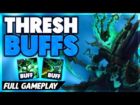 CRAZY THRESH BUFFS |  45% CDR THRESH FULL GAMEPLAY - BunnyFuFuu