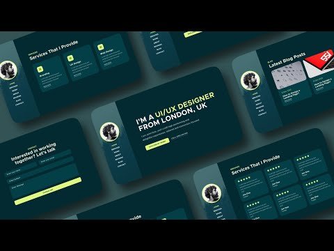 Design a portfolio website using Bootstrap HTML and CSS / Bootstrap Landing Page
