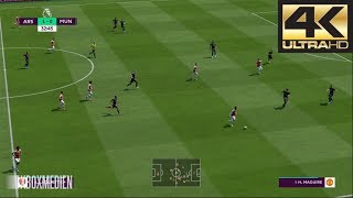 FIFA 20 4K 60 FPS Amazing Realism LIVE Broadcast Camera Arsenal vs Manchester United