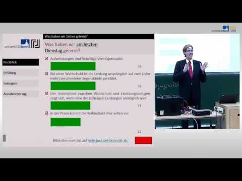 Schuldrecht I - 08 - Erfüllung, Annahmeverzug, Erfüllungssurrogate