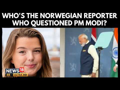 Who Is Helle Lyng? Norwegian Journalist Who Questioned PM Modi At Oslo Joint Presser | N18G | 4K