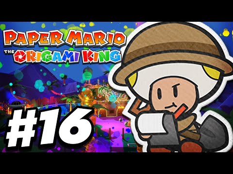 Paper Mario The Origami King - Gameplay Walkthrough Part 16 - Professor Toad and Jewel Finding!