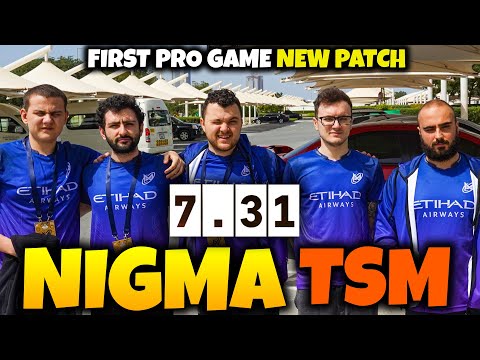 NIGMA vs TSM - MIRACLE SHADOW FIEND MID First Pro game in New patch