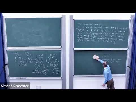 Thomas Barthelmé / Sérgio Fenley (Queen’s University / Florida State University), lectures 3 and 4