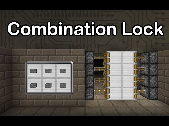 Minecraft Combination Lock - 1000 Subscribers Special (Compact, Secure ...