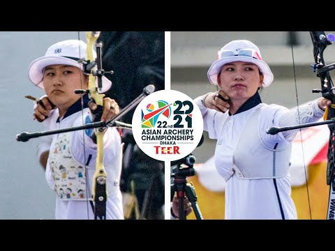 Jung Dasomi v Oh Yejin – recurve women's bronze | Dhaka 2021 Asian Archery Championships