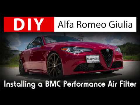 DIY Alfa Romeo Giulia: Installing a BMC High Performance Air Filter