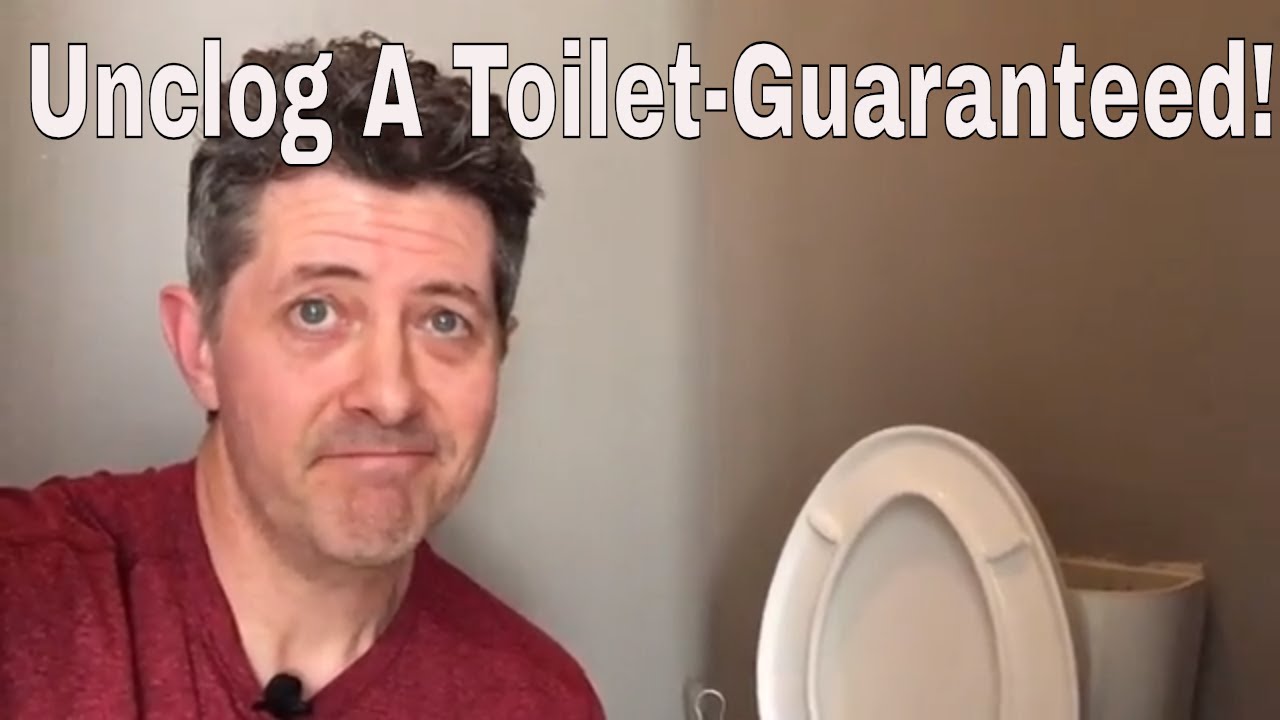 Should you flush a clogged toilet?
