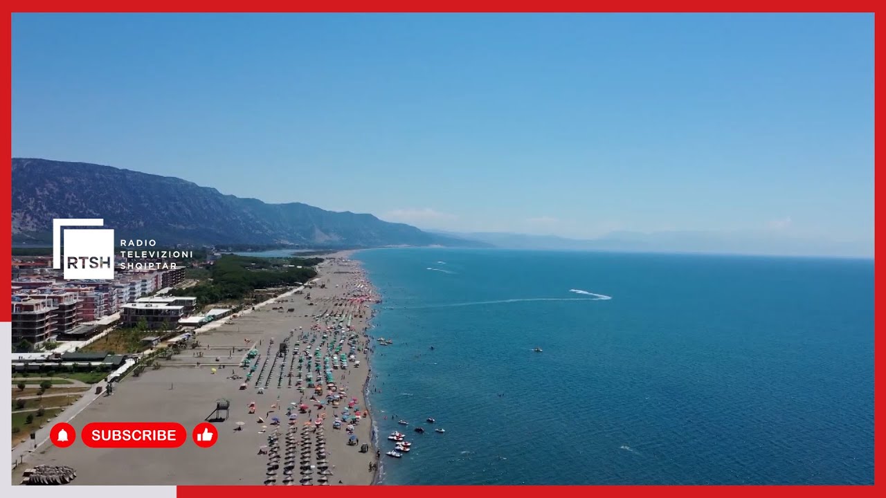 Velipoja, një ditë pas stuhisë. Pushuesit mbushin sërish plazhin duke shijuar rrezet e diellit