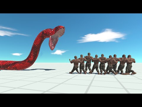 TITANOBOA vs 10x EVERY UNIT - Animal Revolt Battle Simulator