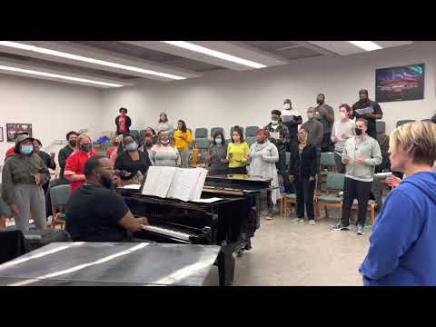 "One acCORd" rehearsal.. "Holy thou Art God"