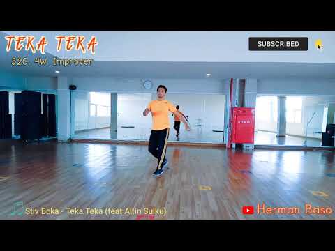 Teka Teka Line Dance | Herman Baso | Stiv Boka | Altin Sulku | Improver | April 2021
