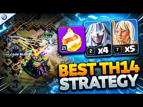 FIREBALL E-TITANS at TH14 is SIMPLE and BROKEN | Easiest Town Hall 14 Attack Strategy CoC