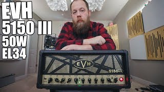 Video thumbnail for EVH 5150 III 50W EL34 - Demo by Riffs, Beards & Gear