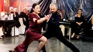 Lan Yijia Wang y Claudio González. Camandulaje (Gobbi) Milonga Gente Amiga 25jun23 (1/3)