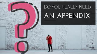 Why Do We Need An Appendix?