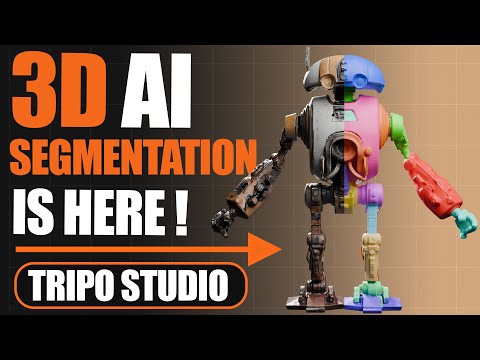 HUGE Tripo AI Update: 3D AI Part Segmentation That Actually Works!