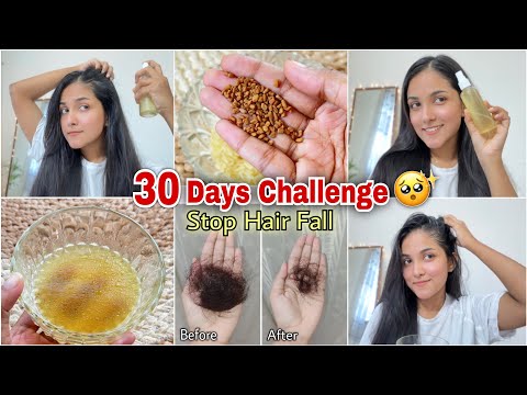 ✅ 30 Days Challenge: Easy Ways to Stop Hair Fall || Stop Hair Fall in Just 30 Days 💁🏻‍♀️✨