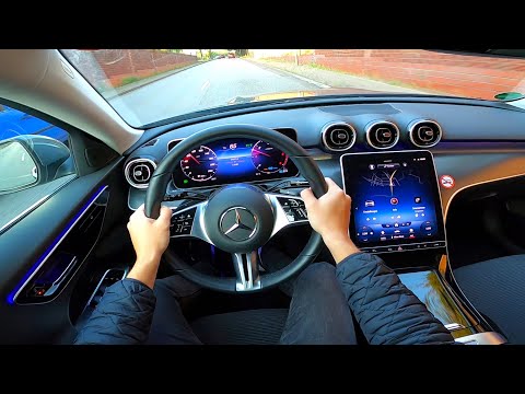2022 Mercedes Benz c class c220d T - pov test drive