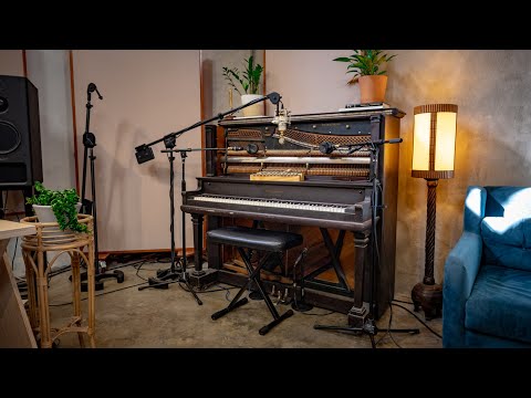 Epic Upright Piano Setup in HOME STUDIO