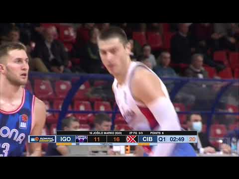 AdmiralBet ABA League 2021/22, Round 12 match: Igokea m:tel - Cibona (17.12.2021)
