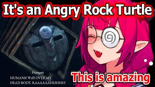 IRyS couldn't stop giggling when she met these lovely rock neighbors...