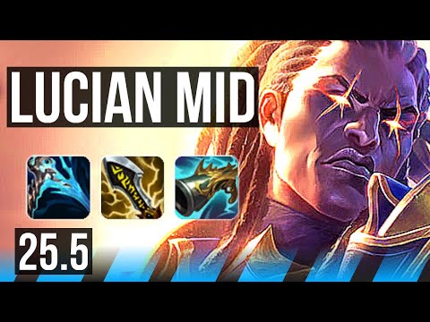 LUCIAN vs FIZZ (MID) | EUW Master | 25.5