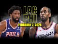Los Angeles Clippers Vs Philadelphia 76ers Full Game Highlights February 2 2026 NBA Season