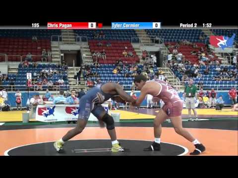 Fargo 2012 195 Round 1: Chris Pagan (Florida) vs. Tyler Cormier (Washington)