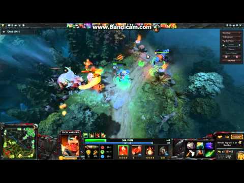 dota 2 ursa against troll warlord epic fight in jungle