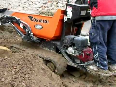 MOTOCARRIOLA CINGOLATA CORMIDI 800 AUTOCARICANTE CON BENNA OSCILLANTE - NUOVO USATO Giordano Cairo