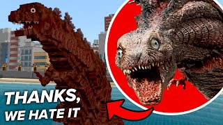 They Put the Creepiest Godzilla Ever in Minecraft