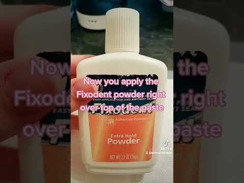 Best adhesive hack if you have dentures ! 💓#dental #dentures #dentalcare