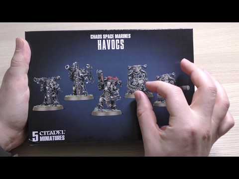 Chaos Space Marines Havocs - Unboxing (WH40K)