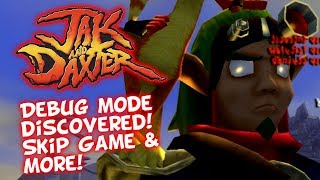 Jak & Daxter The Precursor Legacy, Jak 2 & Jak 3 DEBUG Mode Discovered! Skip Full Game & More