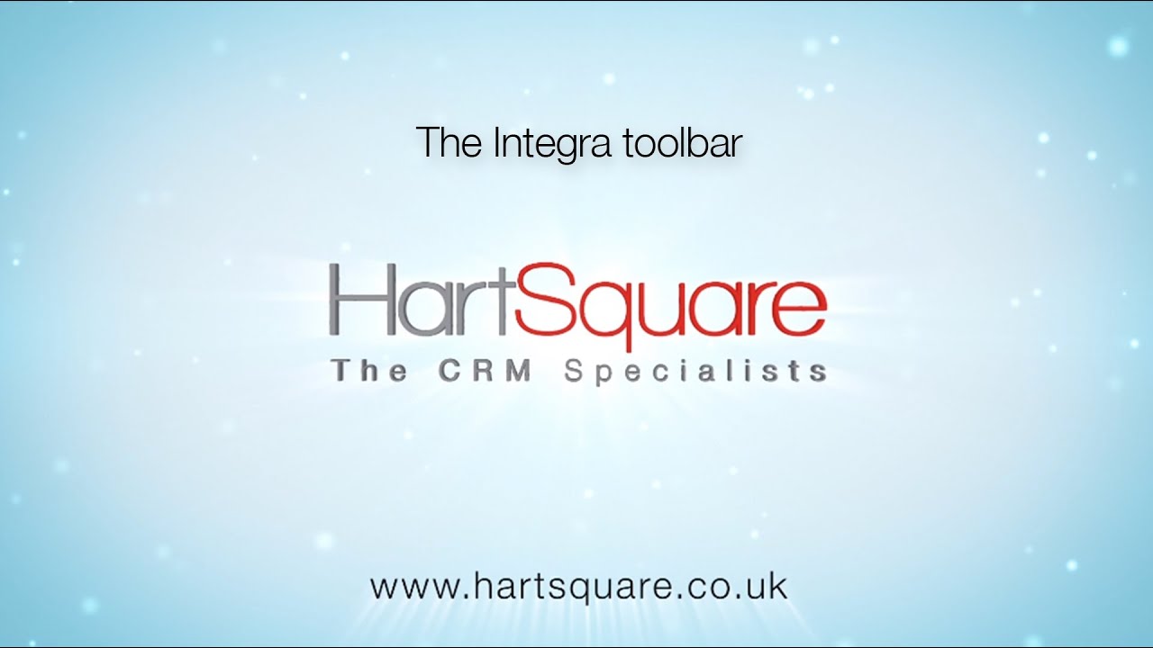 3.2 - The Integra toolbar