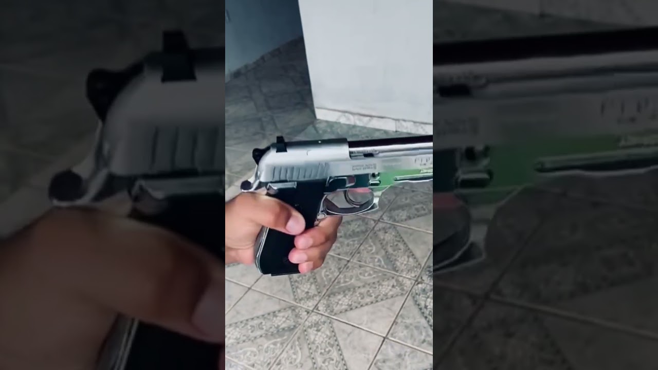 Taurus PT92 Inox - Talas de madeira AliExpress