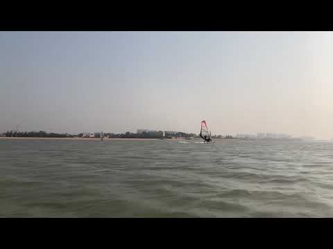 Windsurfing Vulcan practice