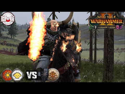 OLD ONES VS END TIMES - Total War Warhammer 2 - Online Battle 422