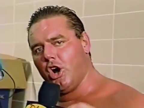Horrendous backstage segment with British Bulldog and Alex Wright